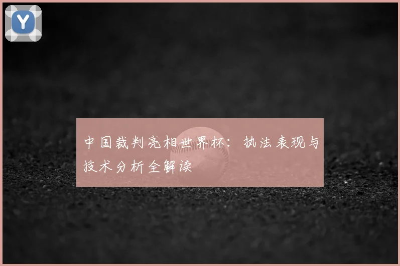 中国裁判亮相世界杯:执法表现与技术分析全解读